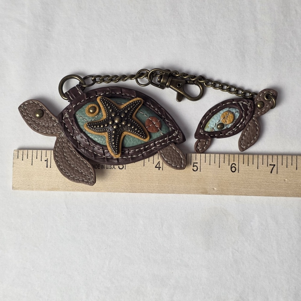 Chala Big Turtle/ Little Turtle Keychain Clip-On - Picture 6 of 7